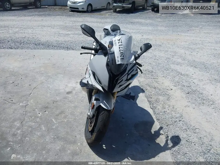 2024 BMW S 1000 Rr VIN: WB10E630XR6K40521 Lot: 42077125