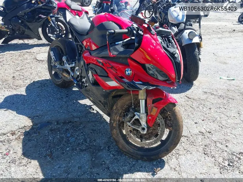 2024 BMW S 1000 Rr VIN: WB10E6302R6K55403 Lot: 42323194
