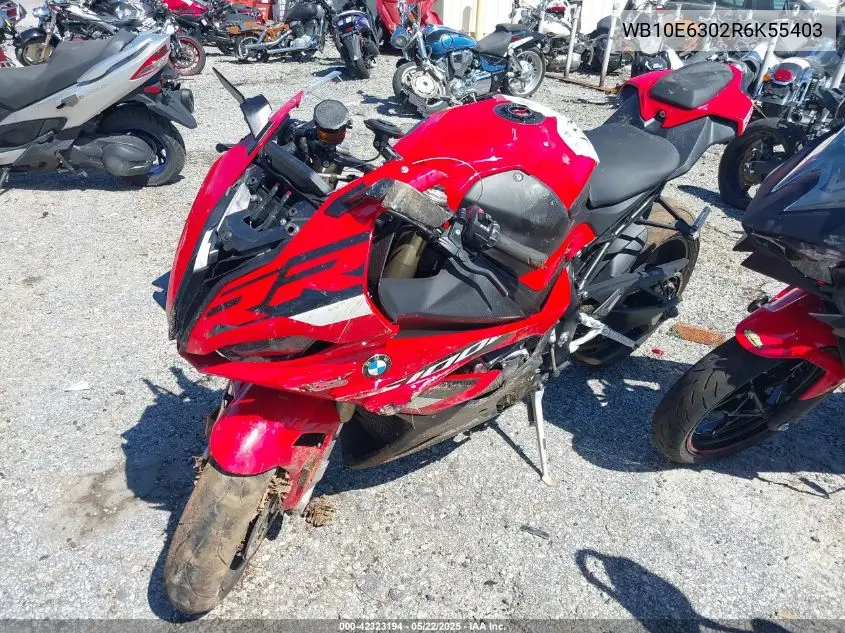 2024 BMW S 1000 Rr VIN: WB10E6302R6K55403 Lot: 42323194