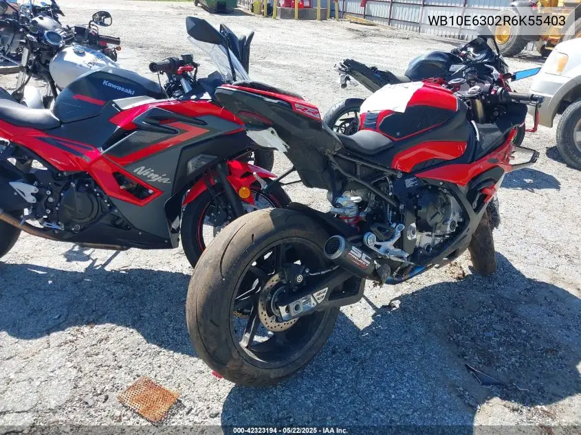 2024 BMW S 1000 Rr VIN: WB10E6302R6K55403 Lot: 42323194
