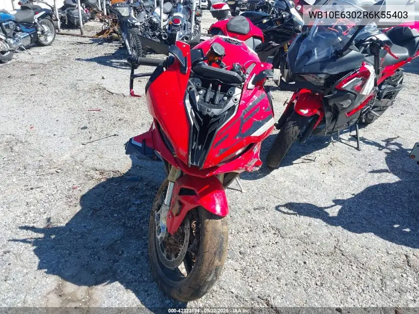 2024 BMW S 1000 Rr VIN: WB10E6302R6K55403 Lot: 42323194