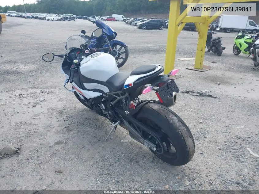 2025 BMW S 1000 Rr VIN: WB10P2307S6L39841 Lot: 42400656