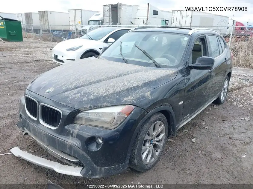 2012 BMW X1 xDrive28I VIN: WBAVL1C5XCVR78908 Lot: 12290022