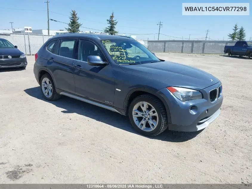 2012 BMW X1 xDrive28I VIN: WBAVL1C54CVR77298 Lot: 12310664
