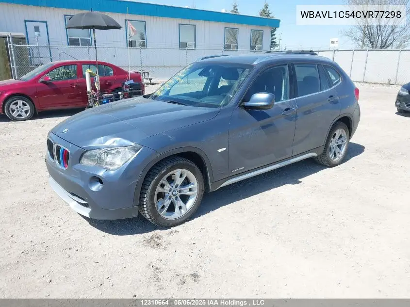2012 BMW X1 xDrive28I VIN: WBAVL1C54CVR77298 Lot: 12310664