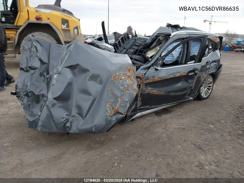 2013 BMW X1 xDrive28I VIN: WBAVL1C56DVR86635 Lot: 12194620