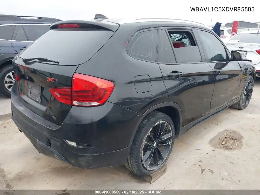 2013 BMW X1 xDrive28I VIN: WBAVL1C5XDVR85505 Lot: 41600559