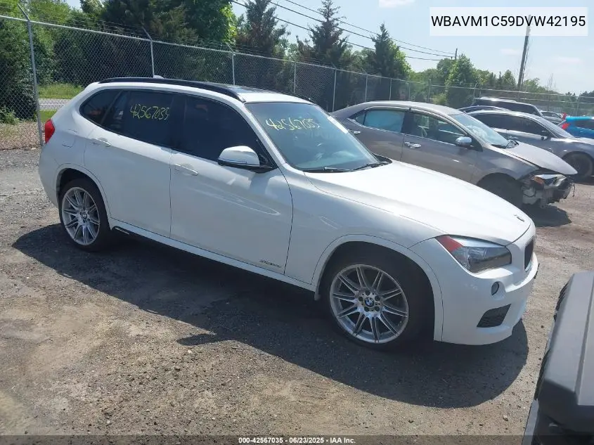 2013 BMW X1 Sdrive28I VIN: WBAVM1C59DVW42195 Lot: 42567035