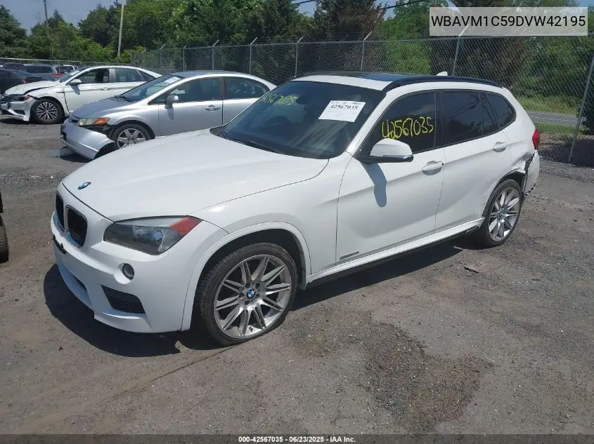 2013 BMW X1 Sdrive28I VIN: WBAVM1C59DVW42195 Lot: 42567035
