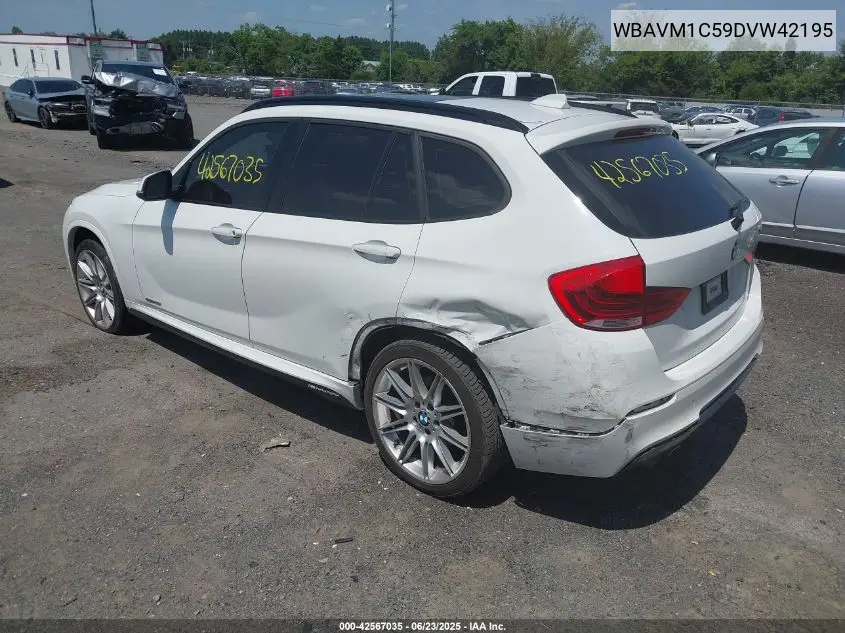2013 BMW X1 Sdrive28I VIN: WBAVM1C59DVW42195 Lot: 42567035