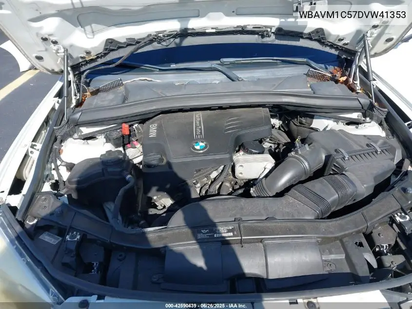 2013 BMW X1 Sdrive28I VIN: WBAVM1C57DVW41353 Lot: 42590439