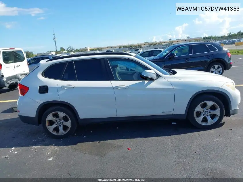 2013 BMW X1 Sdrive28I VIN: WBAVM1C57DVW41353 Lot: 42590439