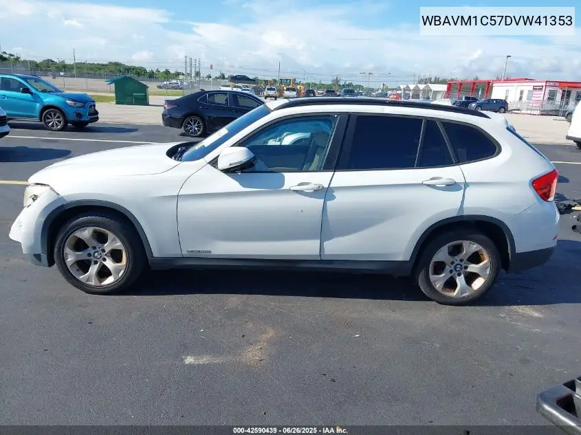 2013 BMW X1 Sdrive28I VIN: WBAVM1C57DVW41353 Lot: 42590439