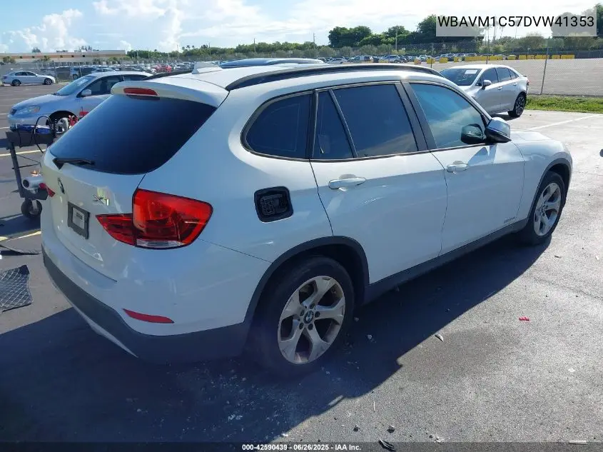 2013 BMW X1 Sdrive28I VIN: WBAVM1C57DVW41353 Lot: 42590439