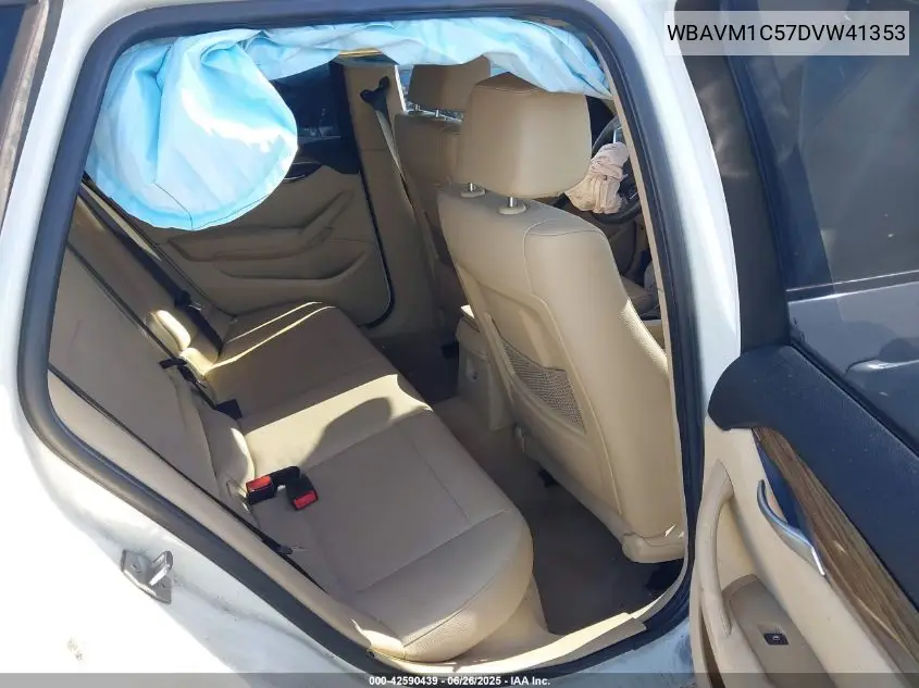 2013 BMW X1 Sdrive28I VIN: WBAVM1C57DVW41353 Lot: 42590439