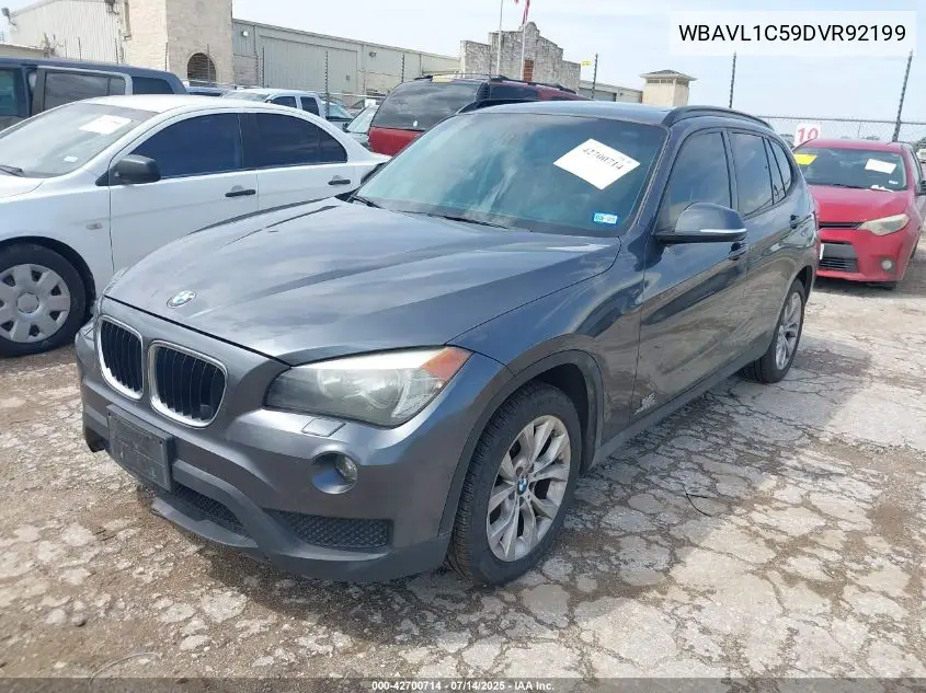 2013 BMW X1 xDrive28I VIN: WBAVL1C59DVR92199 Lot: 42700714