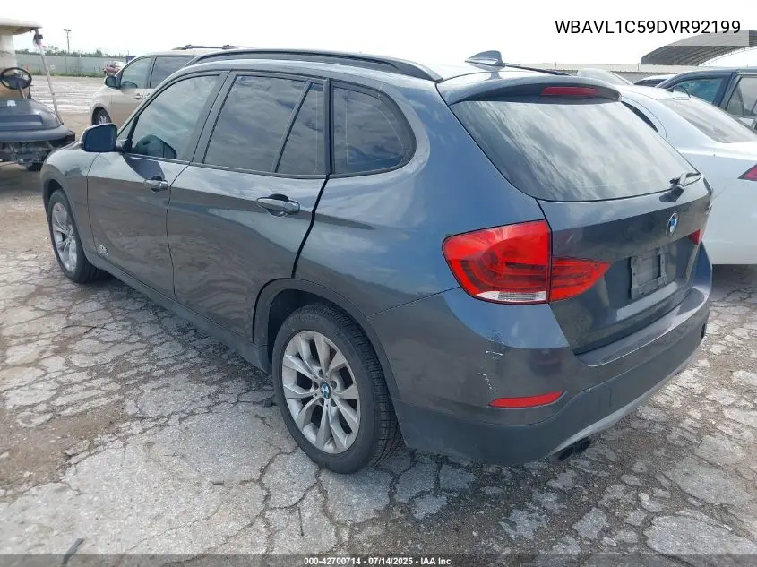 2013 BMW X1 xDrive28I VIN: WBAVL1C59DVR92199 Lot: 42700714