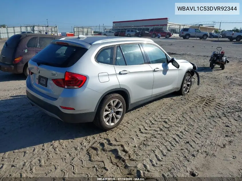 2013 BMW X1 xDrive28I VIN: WBAVL1C53DVR92344 Lot: 42730133