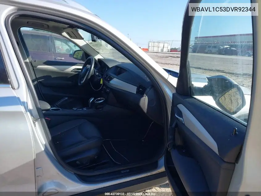 2013 BMW X1 xDrive28I VIN: WBAVL1C53DVR92344 Lot: 42730133