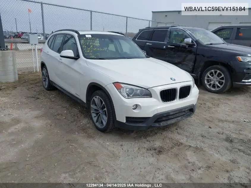 2014 BMW X1 xDrive28I VIN: WBAVL1C59EVY15184 Lot: 12294134