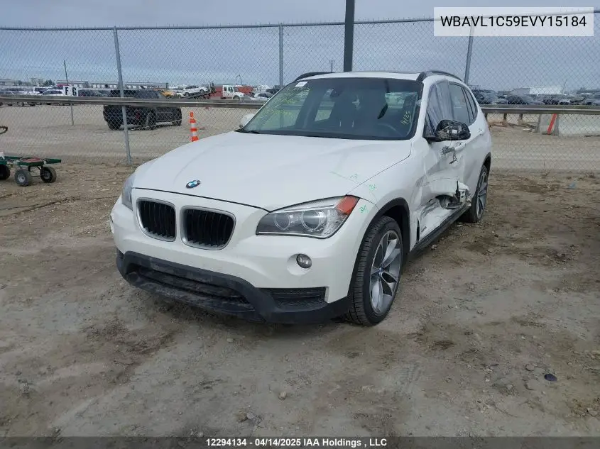 2014 BMW X1 xDrive28I VIN: WBAVL1C59EVY15184 Lot: 12294134