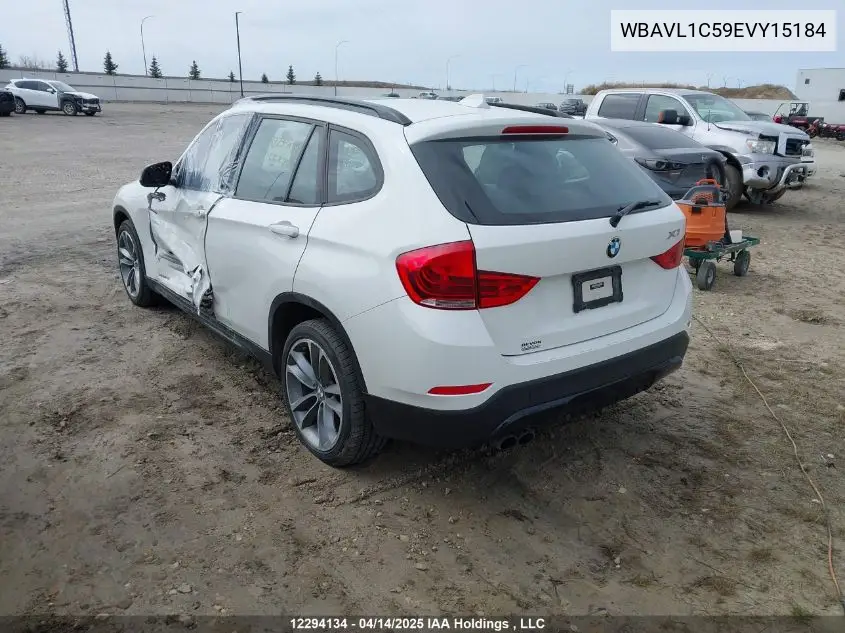 2014 BMW X1 xDrive28I VIN: WBAVL1C59EVY15184 Lot: 12294134