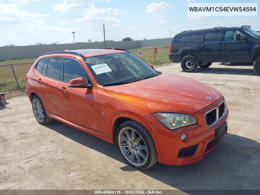 2014 BMW X1 Sdrive28I VIN: WBAVM1C54EVW54594 Lot: 40506119