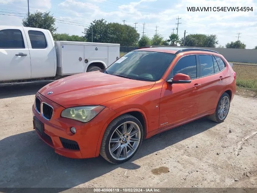 2014 BMW X1 Sdrive28I VIN: WBAVM1C54EVW54594 Lot: 40506119