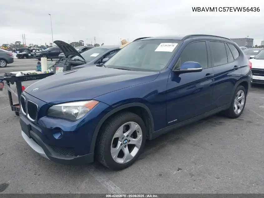 2014 BMW X1 Sdrive28I VIN: WBAVM1C57EVW56436 Lot: 42202078