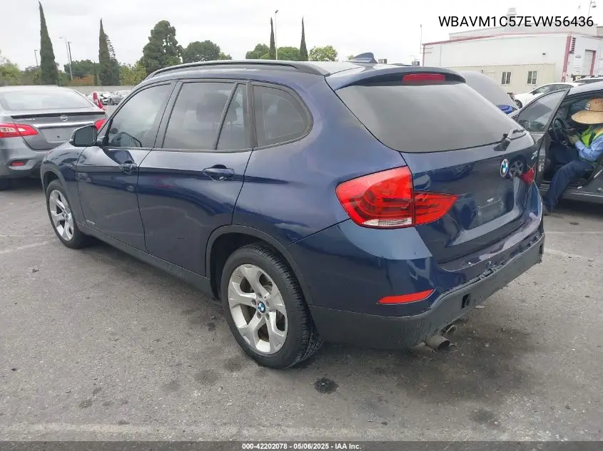 2014 BMW X1 Sdrive28I VIN: WBAVM1C57EVW56436 Lot: 42202078