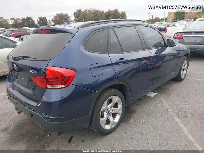 2014 BMW X1 Sdrive28I VIN: WBAVM1C57EVW56436 Lot: 42202078