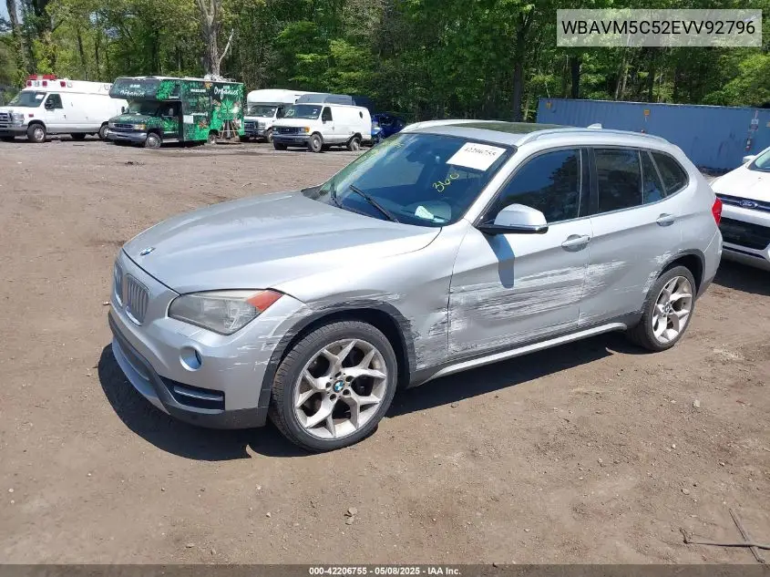 2014 BMW X1 xDrive35I VIN: WBAVM5C52EVV92796 Lot: 42206755