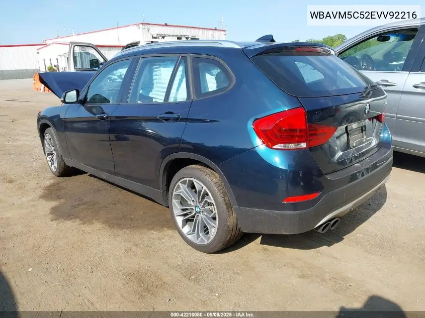 2014 BMW X1 xDrive35I VIN: WBAVM5C52EVV92216 Lot: 42210080