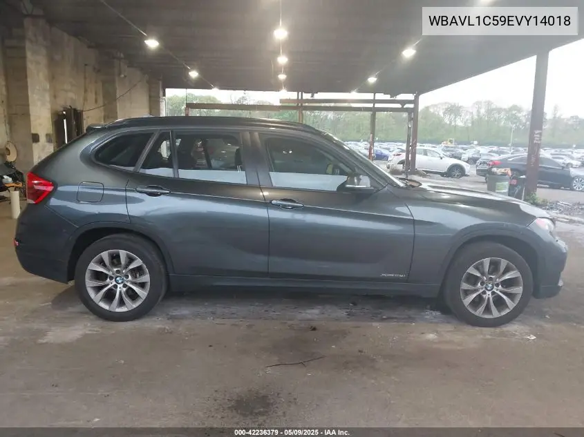 2014 BMW X1 xDrive28I VIN: WBAVL1C59EVY14018 Lot: 42236379