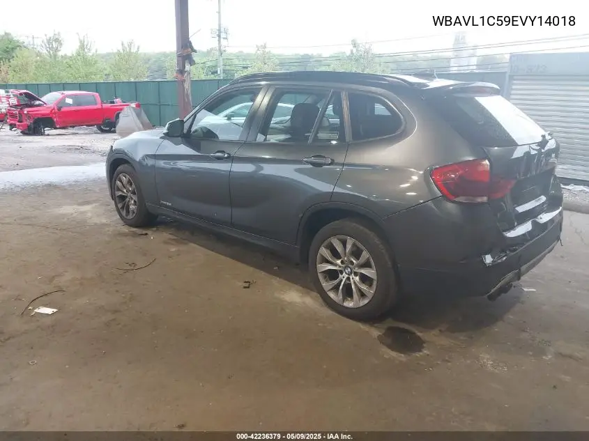 2014 BMW X1 xDrive28I VIN: WBAVL1C59EVY14018 Lot: 42236379