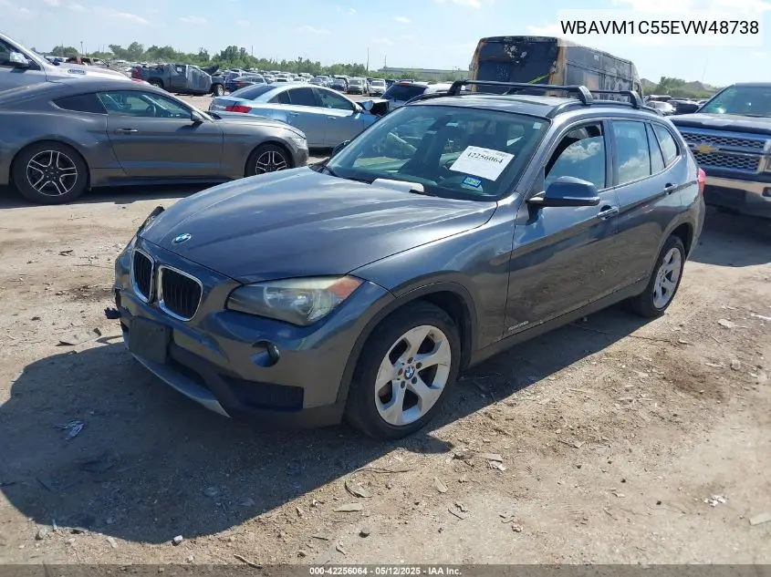 2014 BMW X1 Sdrive28I VIN: WBAVM1C55EVW48738 Lot: 42256064