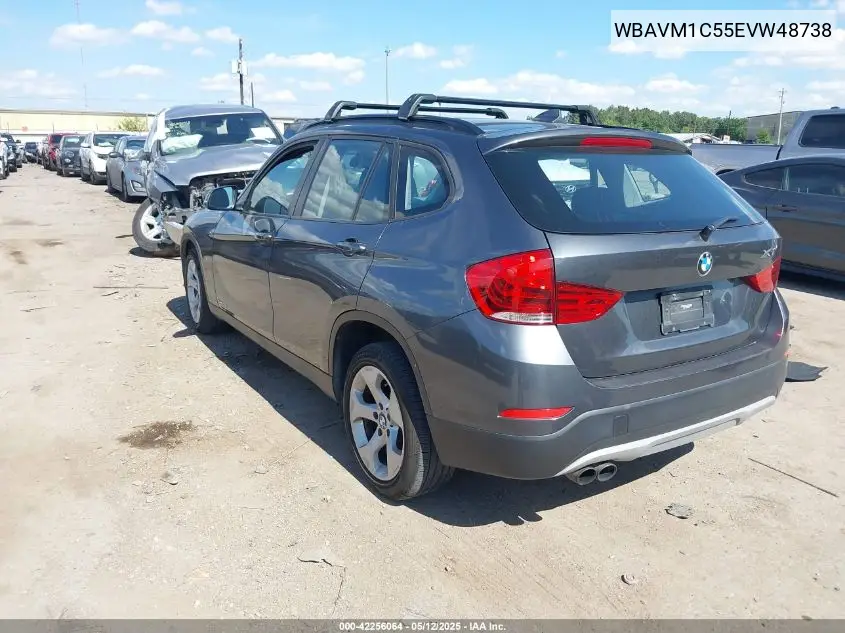 2014 BMW X1 Sdrive28I VIN: WBAVM1C55EVW48738 Lot: 42256064