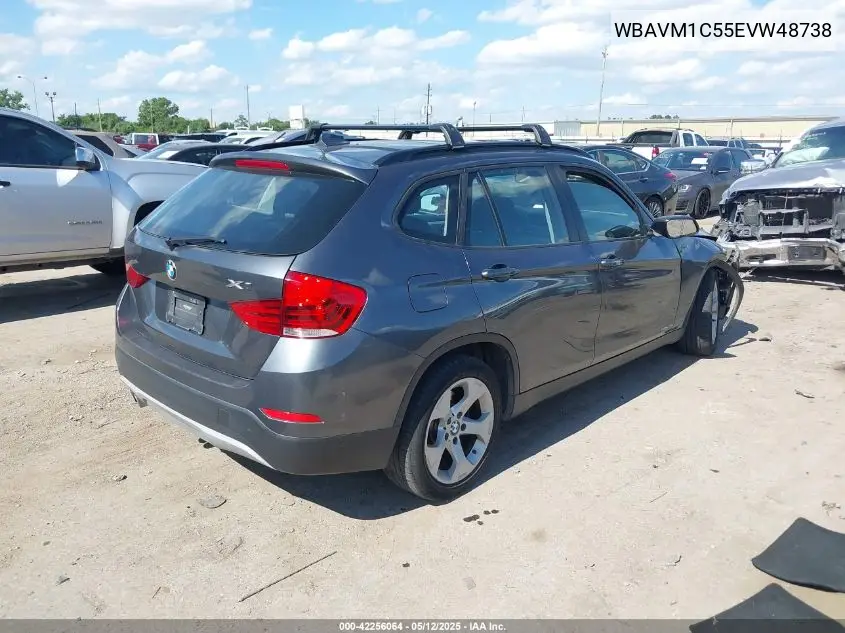 2014 BMW X1 Sdrive28I VIN: WBAVM1C55EVW48738 Lot: 42256064