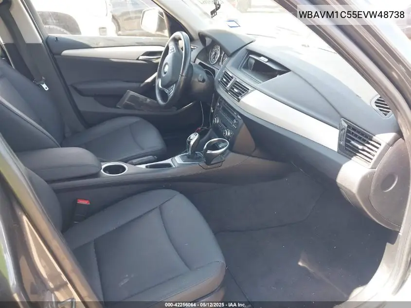 2014 BMW X1 Sdrive28I VIN: WBAVM1C55EVW48738 Lot: 42256064