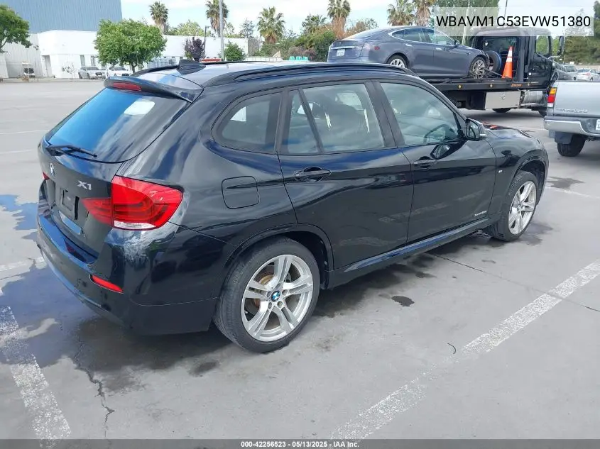 2014 BMW X1 Sdrive28I VIN: WBAVM1C53EVW51380 Lot: 42256523
