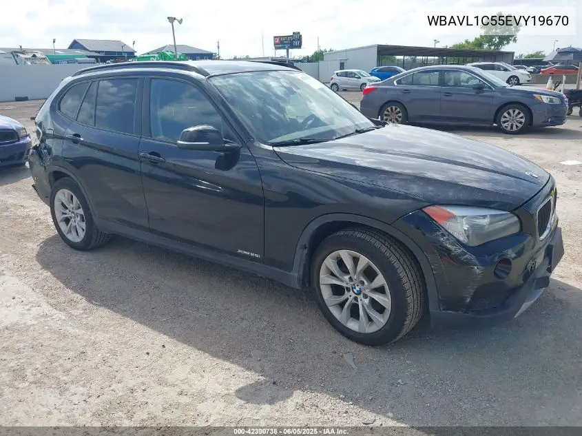 2014 BMW X1 xDrive28I VIN: WBAVL1C55EVY19670 Lot: 42390736