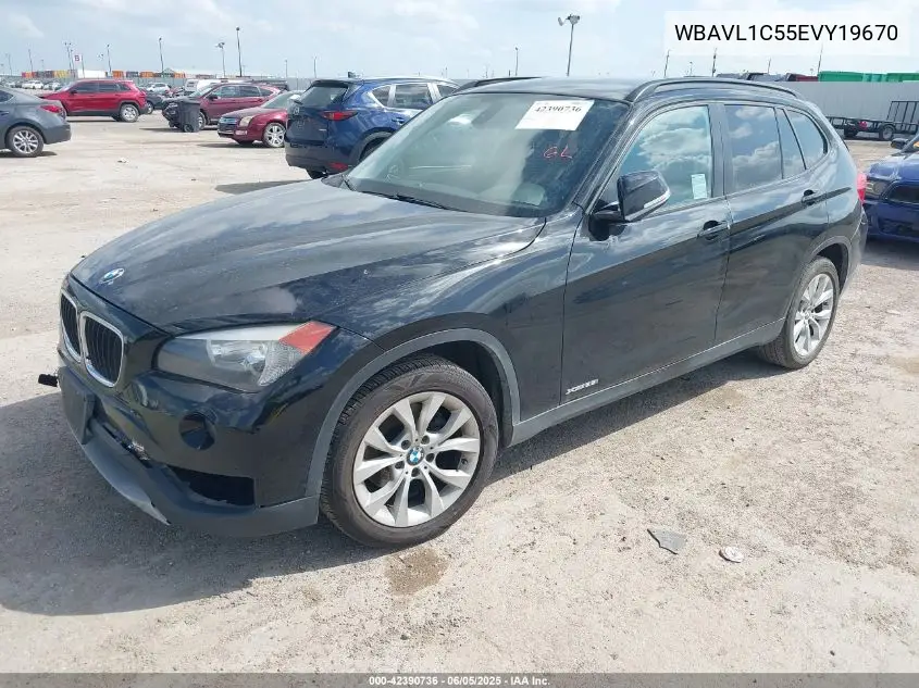 2014 BMW X1 xDrive28I VIN: WBAVL1C55EVY19670 Lot: 42390736