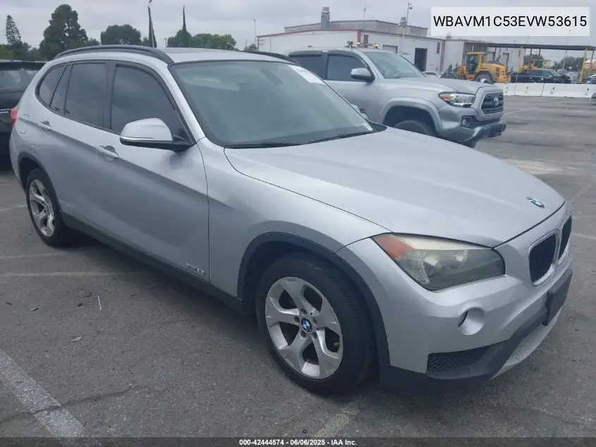 2014 BMW X1 Sdrive28I VIN: WBAVM1C53EVW53615 Lot: 42444574