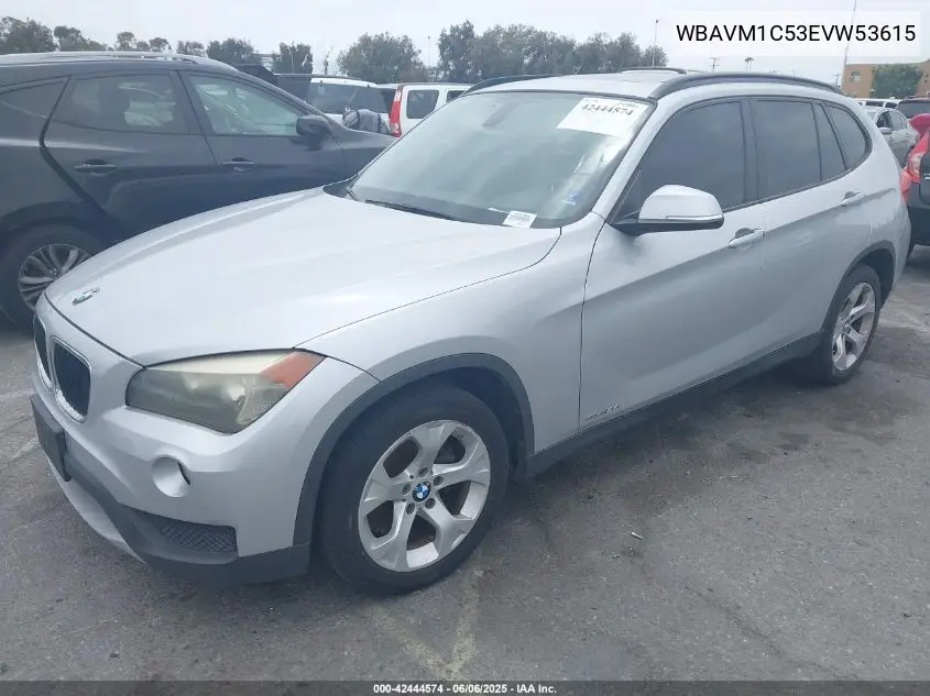 2014 BMW X1 Sdrive28I VIN: WBAVM1C53EVW53615 Lot: 42444574