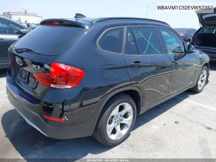 2014 BMW X1 Sdrive28I VIN: WBAVM1C52EVW52357 Lot: 42471067