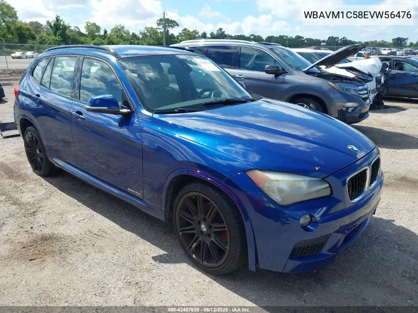 2014 BMW X1 Sdrive28I VIN: WBAVM1C58EVW56476 Lot: 42487639