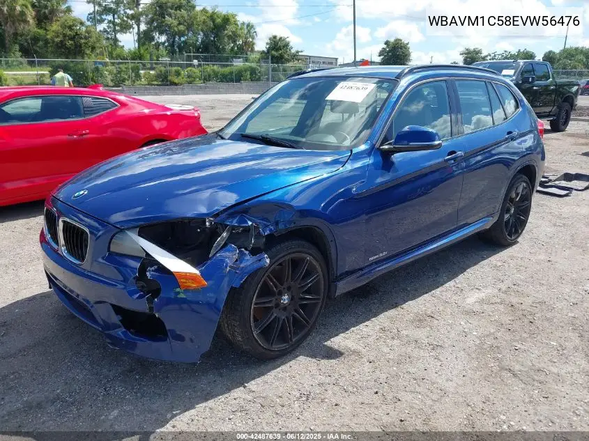 2014 BMW X1 Sdrive28I VIN: WBAVM1C58EVW56476 Lot: 42487639