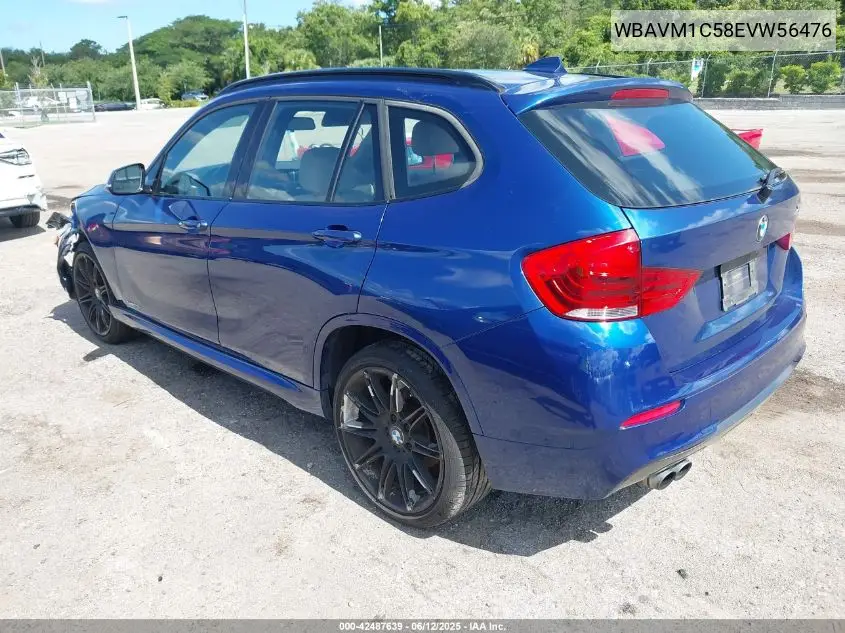 2014 BMW X1 Sdrive28I VIN: WBAVM1C58EVW56476 Lot: 42487639