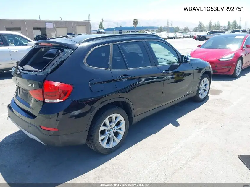 2014 BMW X1 xDrive28I VIN: WBAVL1C53EVR92751 Lot: 42553094