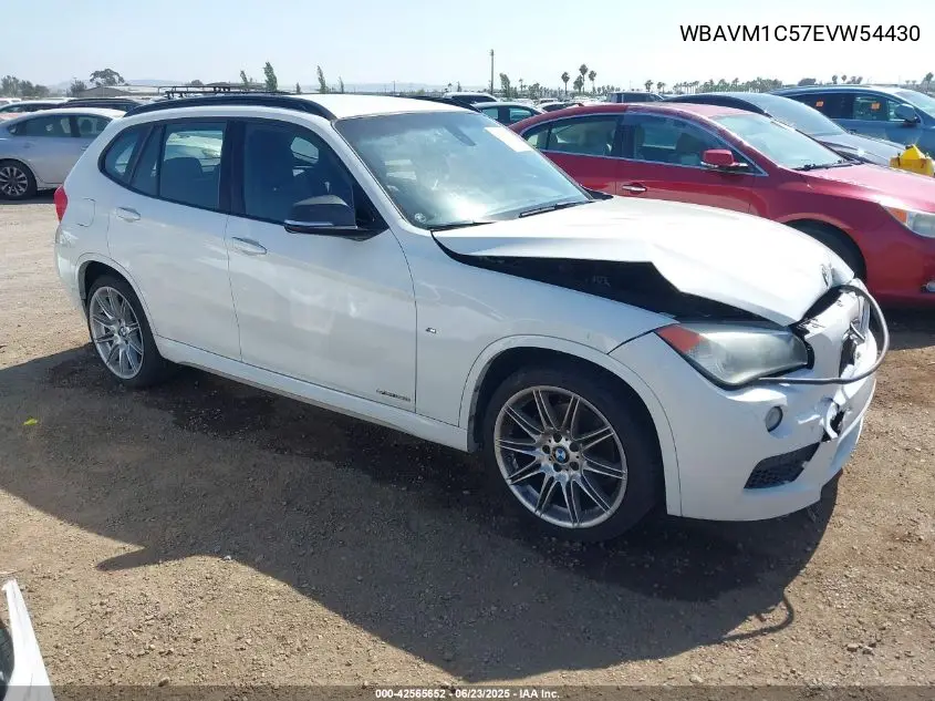 2014 BMW X1 Sdrive28I VIN: WBAVM1C57EVW54430 Lot: 42565652